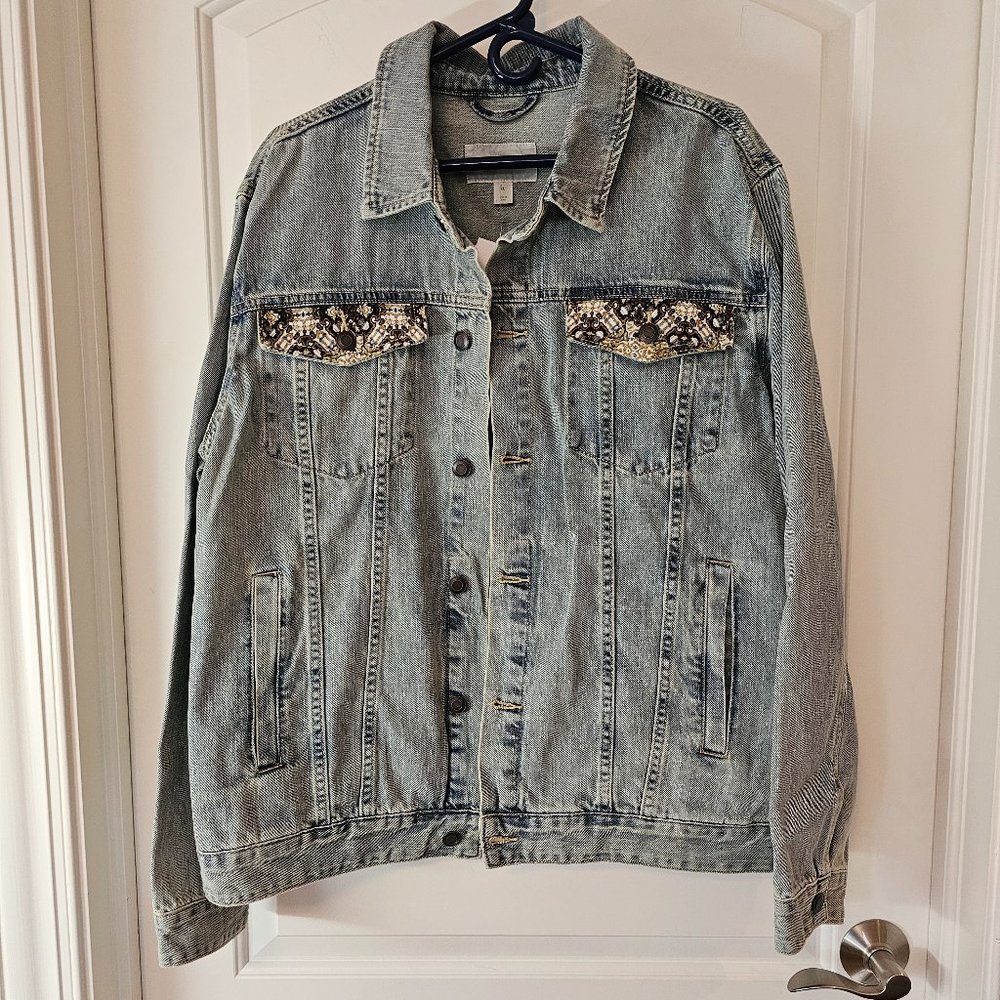 Sun + Stone Men's Denim Jacket Size XL